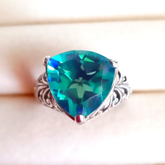 Bali Legacy Jewelry - BALI LEGACY PEACOCK 🦚 QUARTZ STERLING SILVER RING